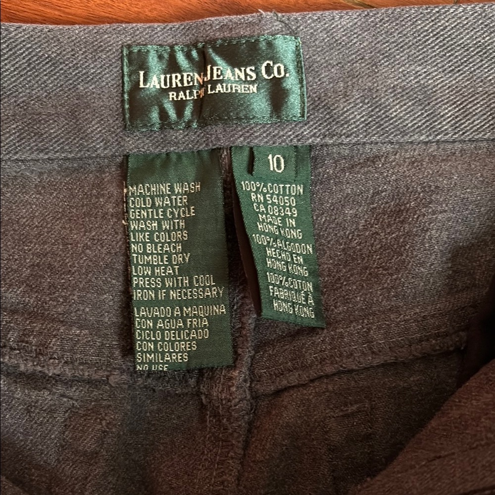 Lauren by Ralph Lauren Gray Jeans